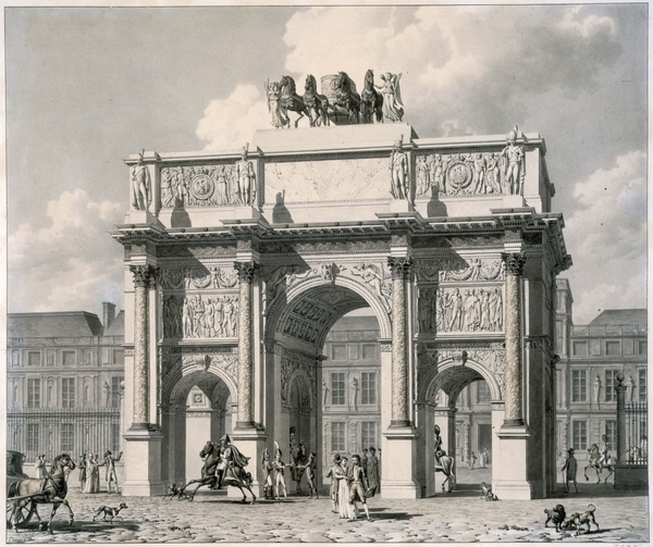26 FÉVRIER 1806 : NAPOLÉON DÉCIDE DE LA CONSTRUCTION DE L’ARC DE TRIOMPHE DU CARROUSEL