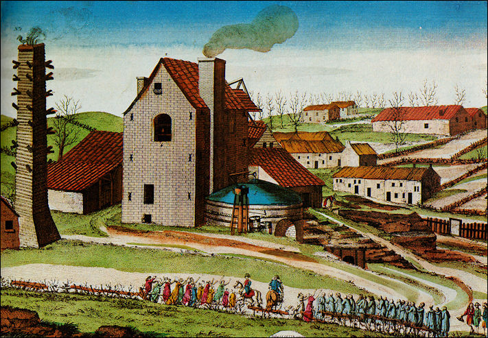 28 FEBBRAIO 1812 - DISASTRO MINIERA DI BEAUJONC - IL MINATORE HUBERT GOFFIN DECORATO CON LA LEGIONE D'ONORE