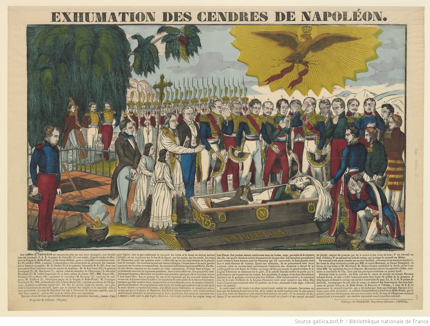 12 MAGGIO 1840: DISEGNO DI LEGGE PER RIMPATRIARE LE CENERI DELL'IMPERATORE