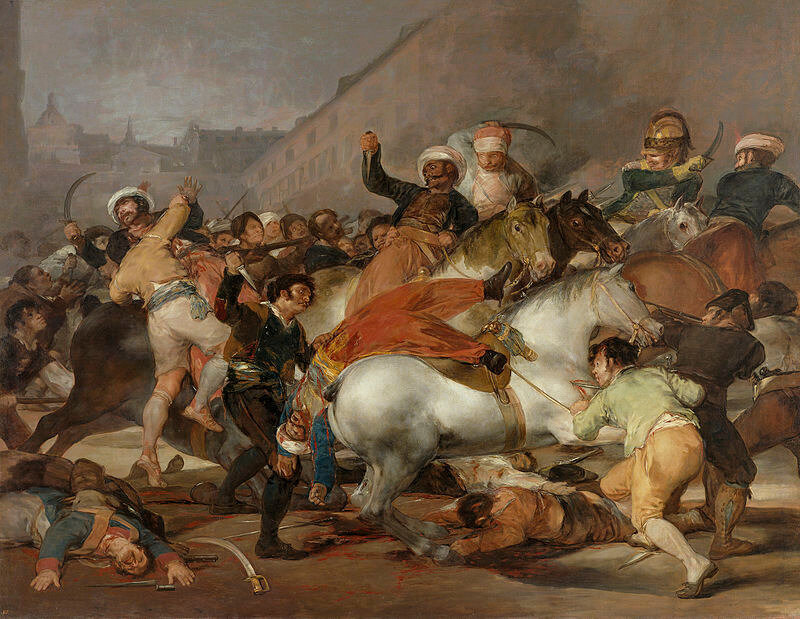 2 MAI 1808 : MADRID SE RÉVOLTE CONTRE LES FRANÇAIS