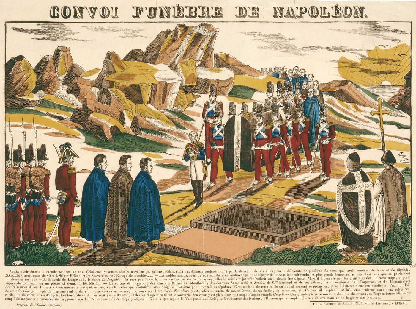 9 MAI 1821 : L’INHUMATION DE L’EMPEREUR